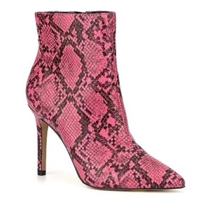 NEW!!! New York and Company Round Snake Print Shoulder Bag-Black / Pink